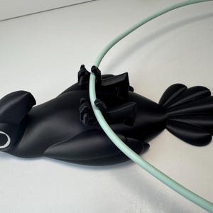 Organizador de cabos de corvo impresso em 3D, decoração de mesa gótica