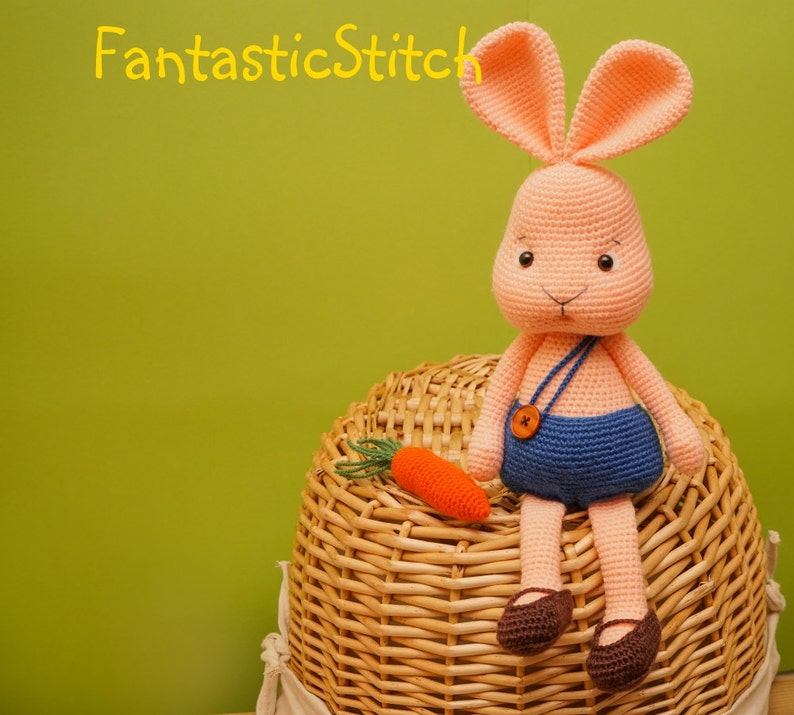 Häkelanleitung Osterhasen Karotte Hase Ostern Amigurumi Instant Download PDF 35 Seiten Bild 2