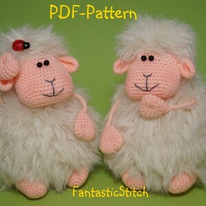 Crochet Pattern Easter Lamb Scheep Amigurumi Instant Download PDF 13 Pages