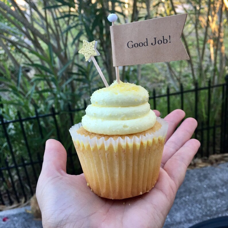 Customizable Cupcake Topper Congratulations Cupcake Topper Etsy