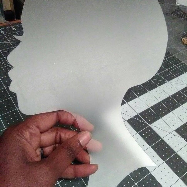 Silhouette Diva Chopping Mat Cutouts. Stencil.