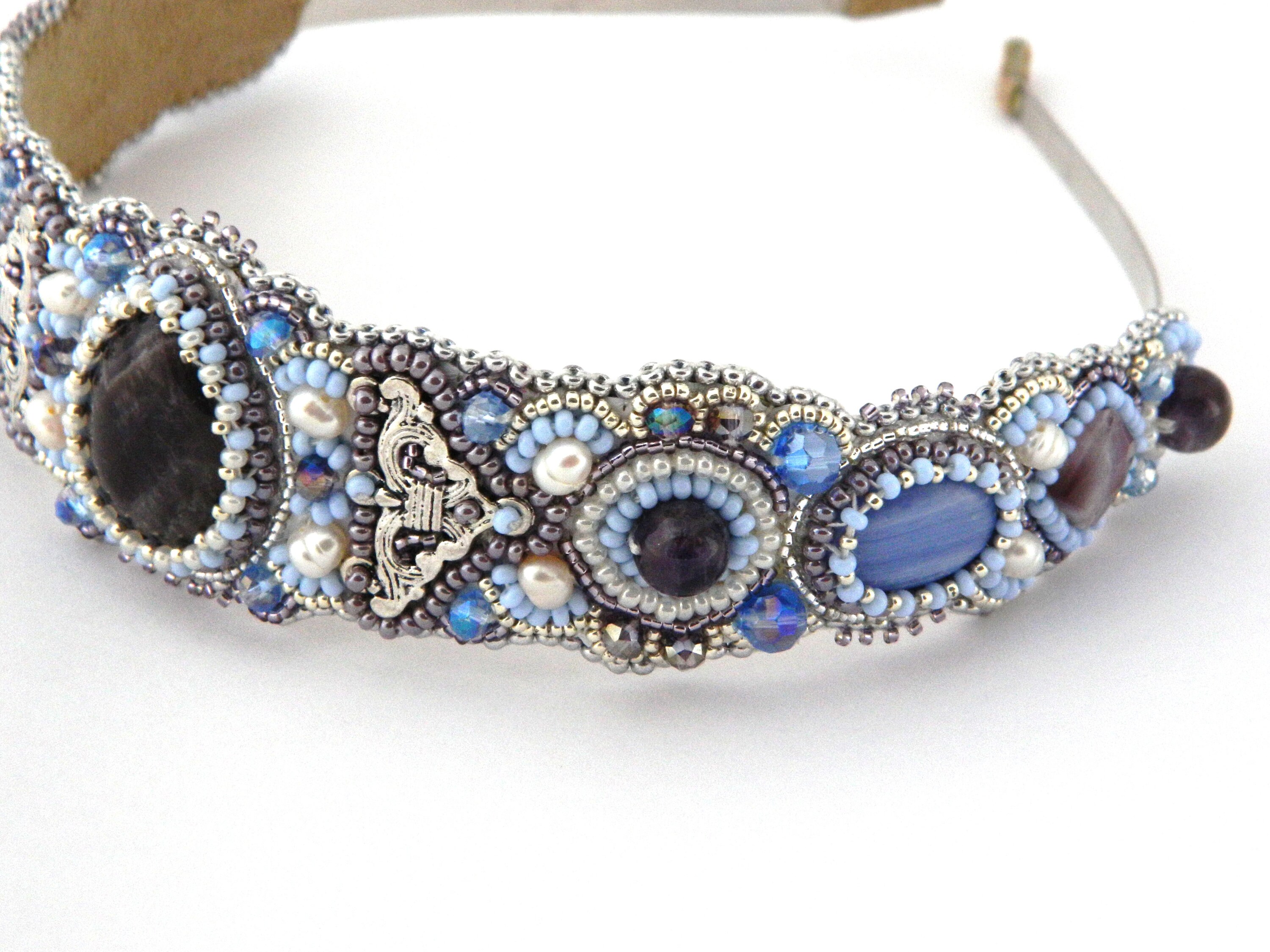 jeweled wedding headpiece