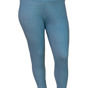 Blue Denim Print
