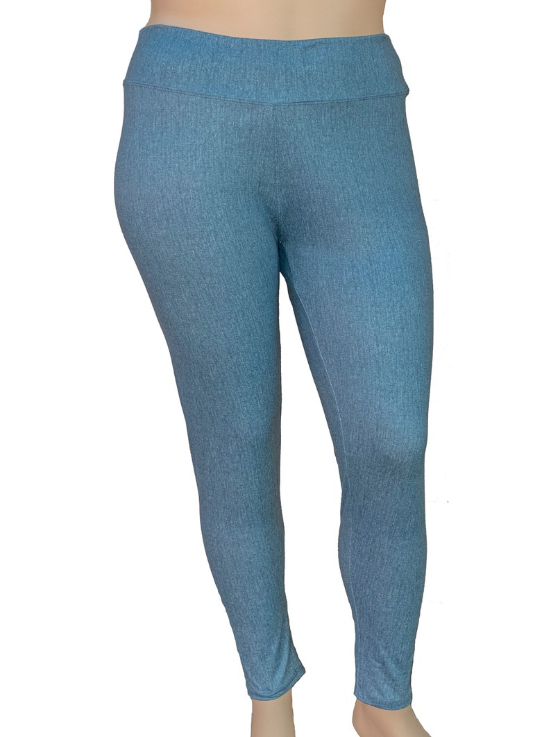 Blue Denim Print