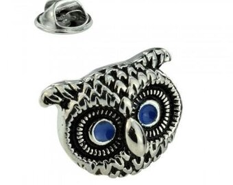 Eule Mit Blauen Augen Etsy