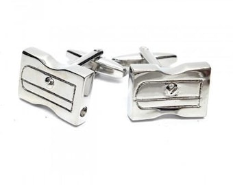 Gold Cufflinks Gifts For Him Valentines Day Wedding Birthday Husband Boyfriend Brother Dad Silver Black Office Cufflinks UK Seller