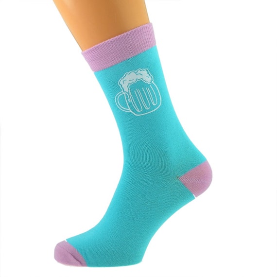 mens pale blue socks