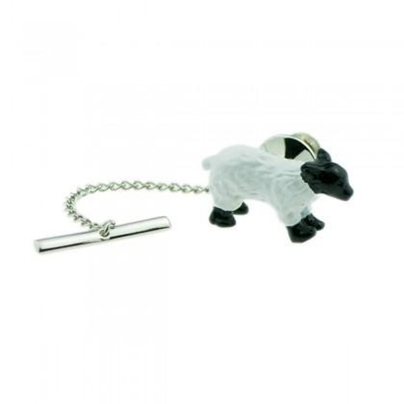 White Sheep Lamb Farm Animal Tie Tack