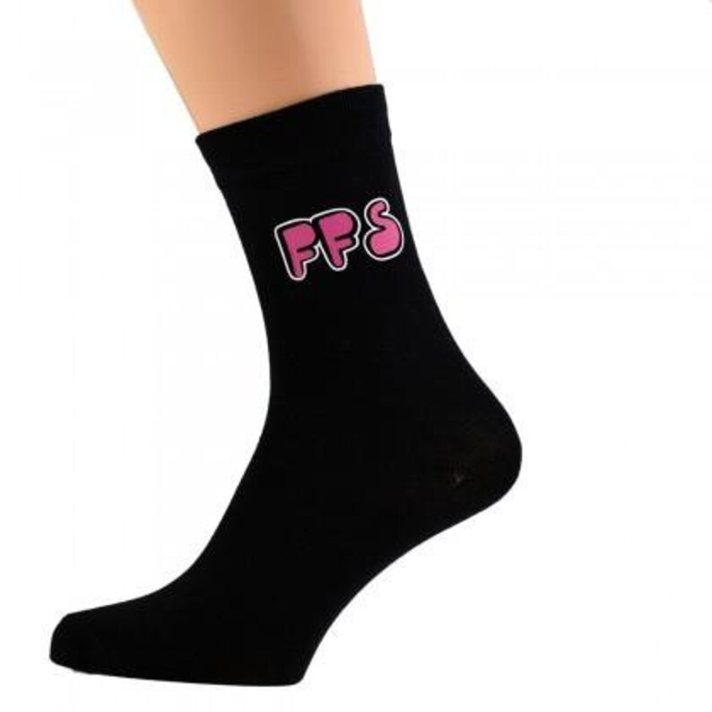 FFS Design Mens Black Socks
