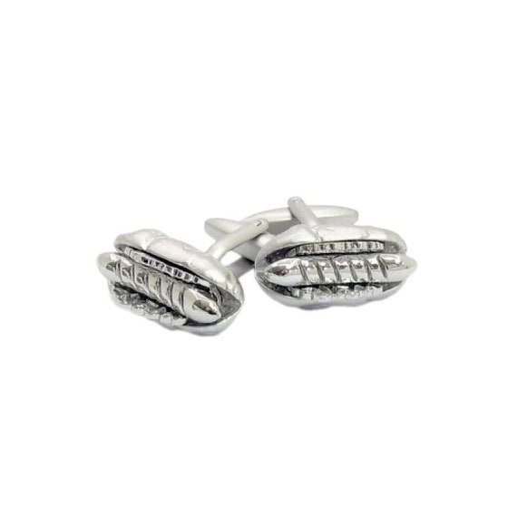Metal Hotdog Cufflinks