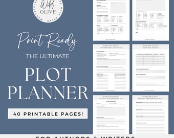 Plotline Playbook: Novel Writer's Workbook (Digital/Printable)
