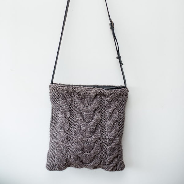 Hand Knit Bag Etsy