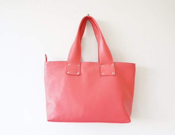 coral shoulder bag