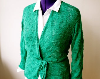 SALE!/ Green Summer Jacket /Cardigan / Women Soft Cotton Jacket