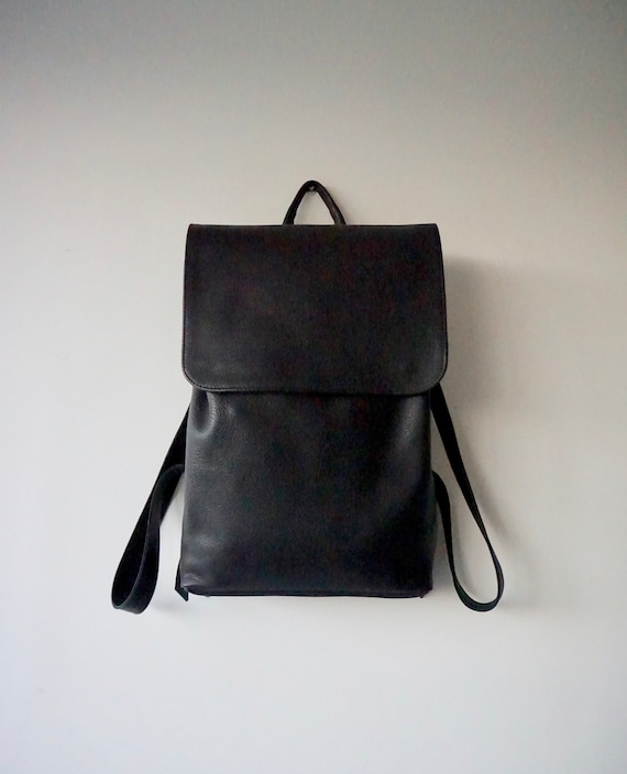 calf leather backpack