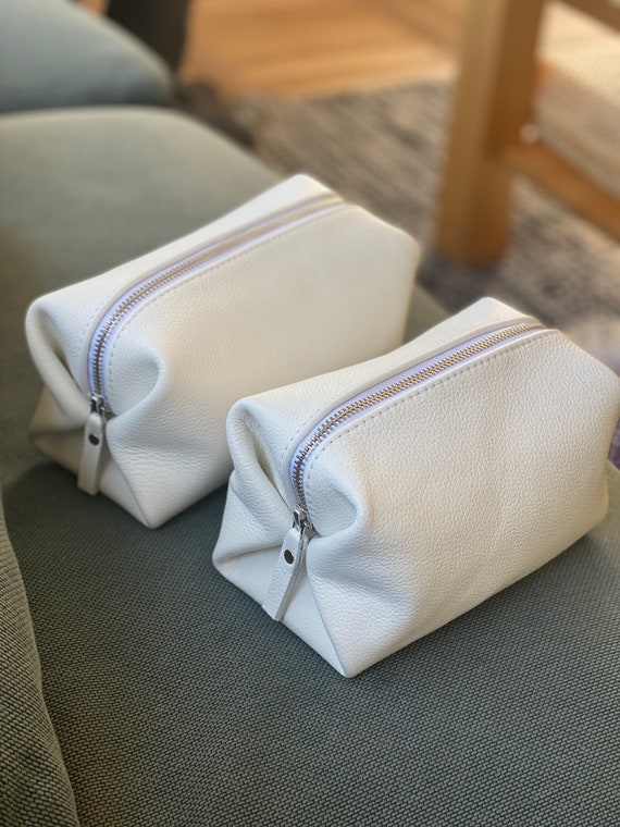 Off white makeup bag sale