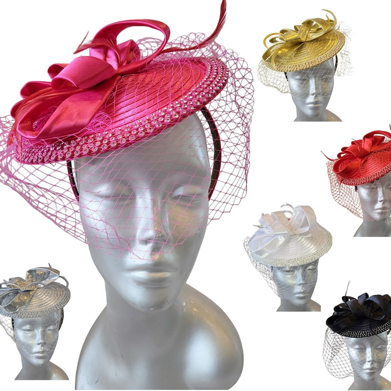 FA3071 TIARA-GM Church Fascinator