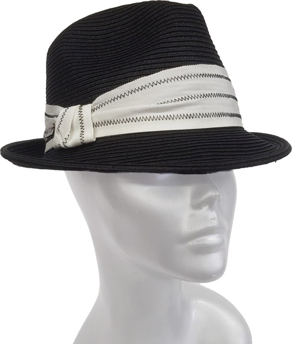 Lightweight Small Fedora Hat Straw Poly 