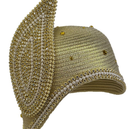 All Year Around Satin Ribbon Rhinestone Hat for Ladies  display picture 1