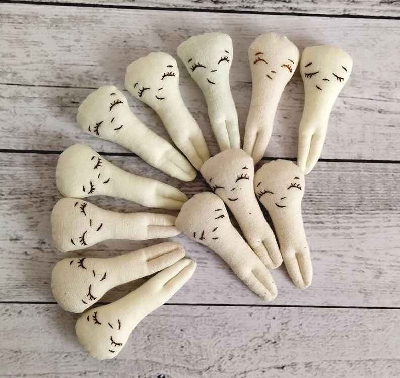 Set of 10 Blank Doll Making Parts Tilda Cloth Dolls Supply Etsy