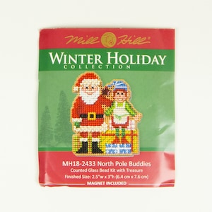 Mill Hill Kit, Winterferien Serie 2024, Cross Stitch Kit, Mill Hill Kit, Weihnachtsschmuck