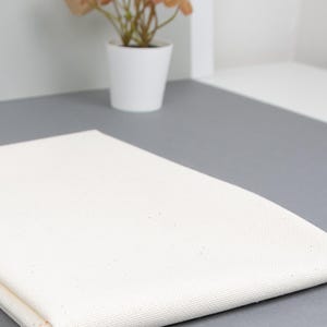 Ziemniak - 25 sztuk Lugana Evenweave - ciągły kawałek grubej ćwiartki (27&quot;x18&quot;), pół jarda (54&quot;x18&quot;) lub kawałek jednego jarda (54&quot;x36&quot;)
