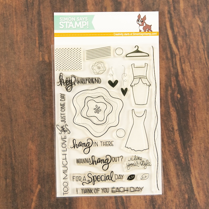 Previously Owned Retired Simon Says Stamp Like Your Style Stampset