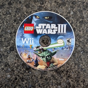 Authentic - Lego Star Wars III: The Clone Wars - Nintendo Wii - Game Disc Only