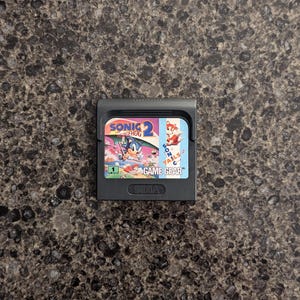 本物 - ソニック 2 - セガ ゲームギア - ゲームカートリッジのみ