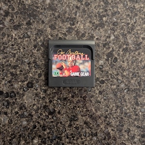 本物 - ジョー・モンタナ フットボール - セガ - ゲームギア - ゲームカートリッジのみ