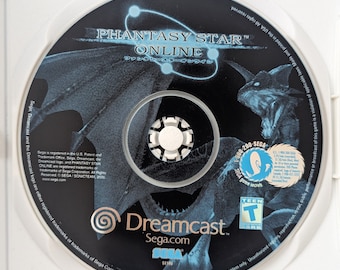 Authentic - Phantasy Star Online V.1 - Sega Dreamcast - Disc Only - Action - RPG