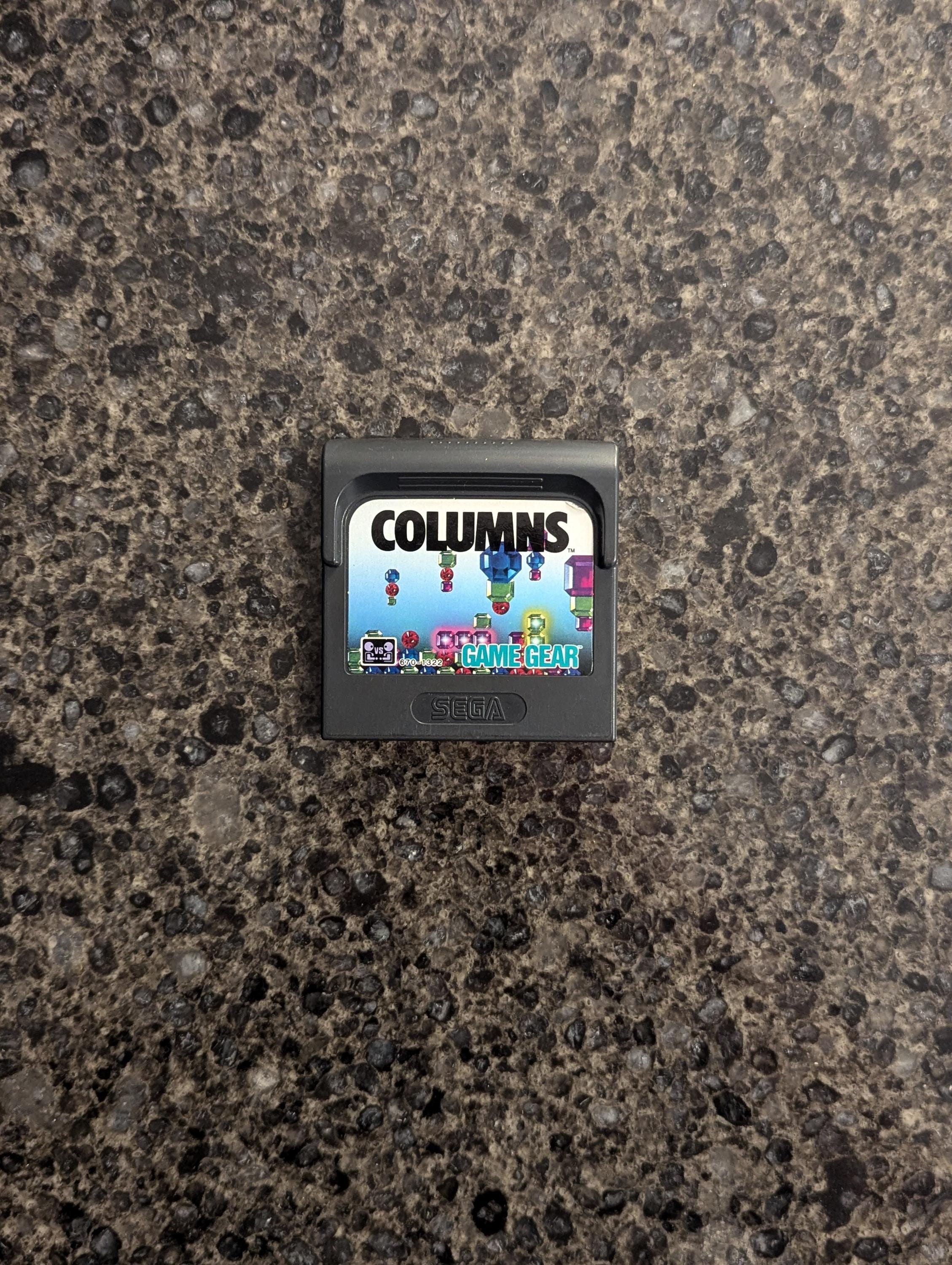 Authentic - Columns - Sega Game Gear - Game Cartridge Only