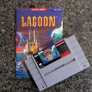 Autentyczny - Laguna - Super Nintendo Entertainment System - SNES - Kaseta z grą i instrukcją -