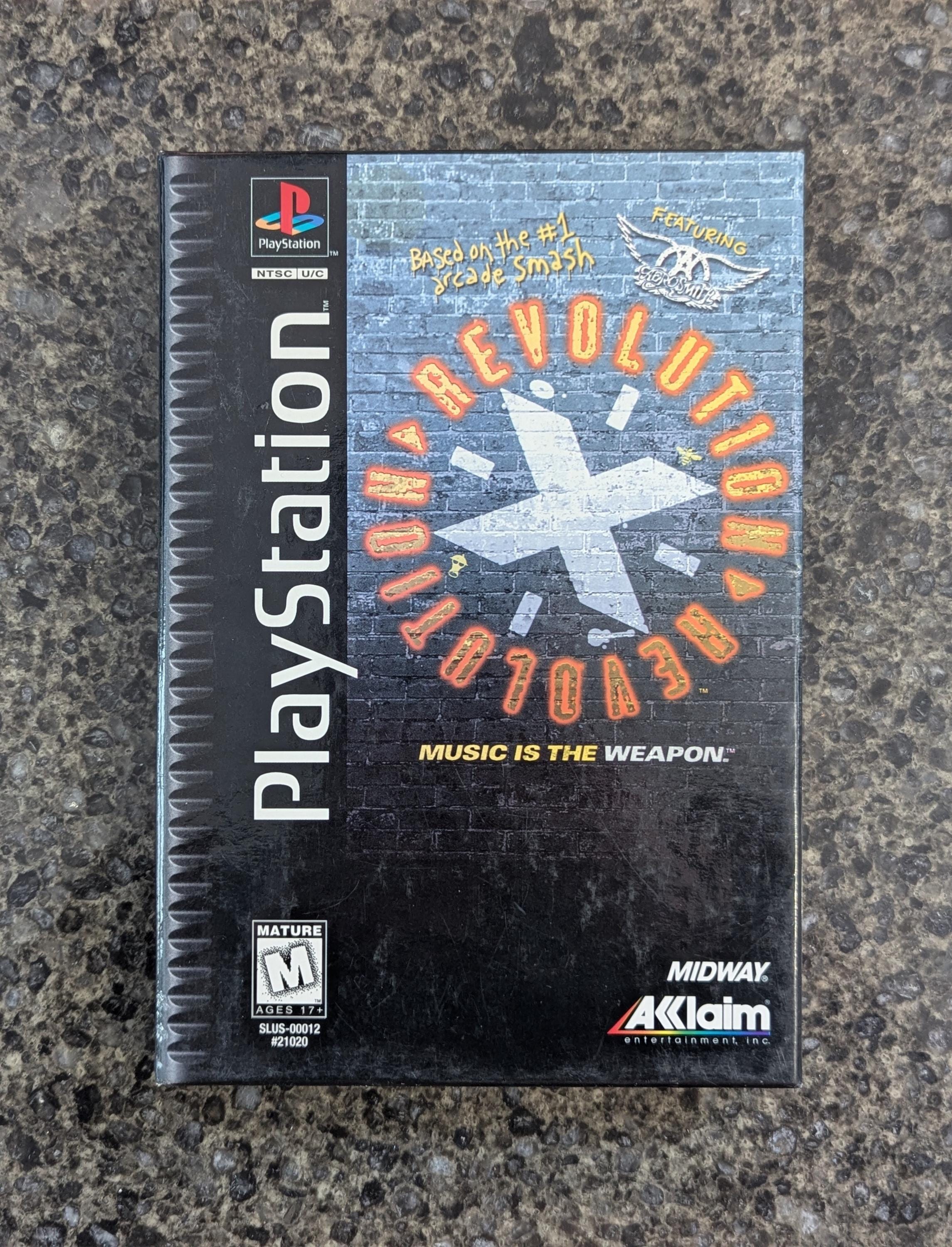 X Arcade Game Revolution X Ps1 Revolution X Psx Ps1 PlayStation