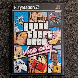Authentiek - Grand Theft Auto: Vice City - Sony Playstation 2 - PS2 - Game met hoesje en kaart, geen handleiding