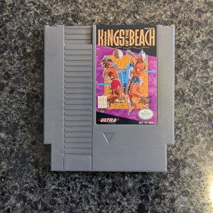 本物 - キングス オブ ザ ビーチ: プロフェッショナル ビーチバレーボール - 任天堂エンターテイメント システム - NES - ゲーム カートリッジのみ