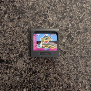本物 - ワールドシリーズ ベースボール - セガ - ゲームギア - ゲームカートリッジのみ