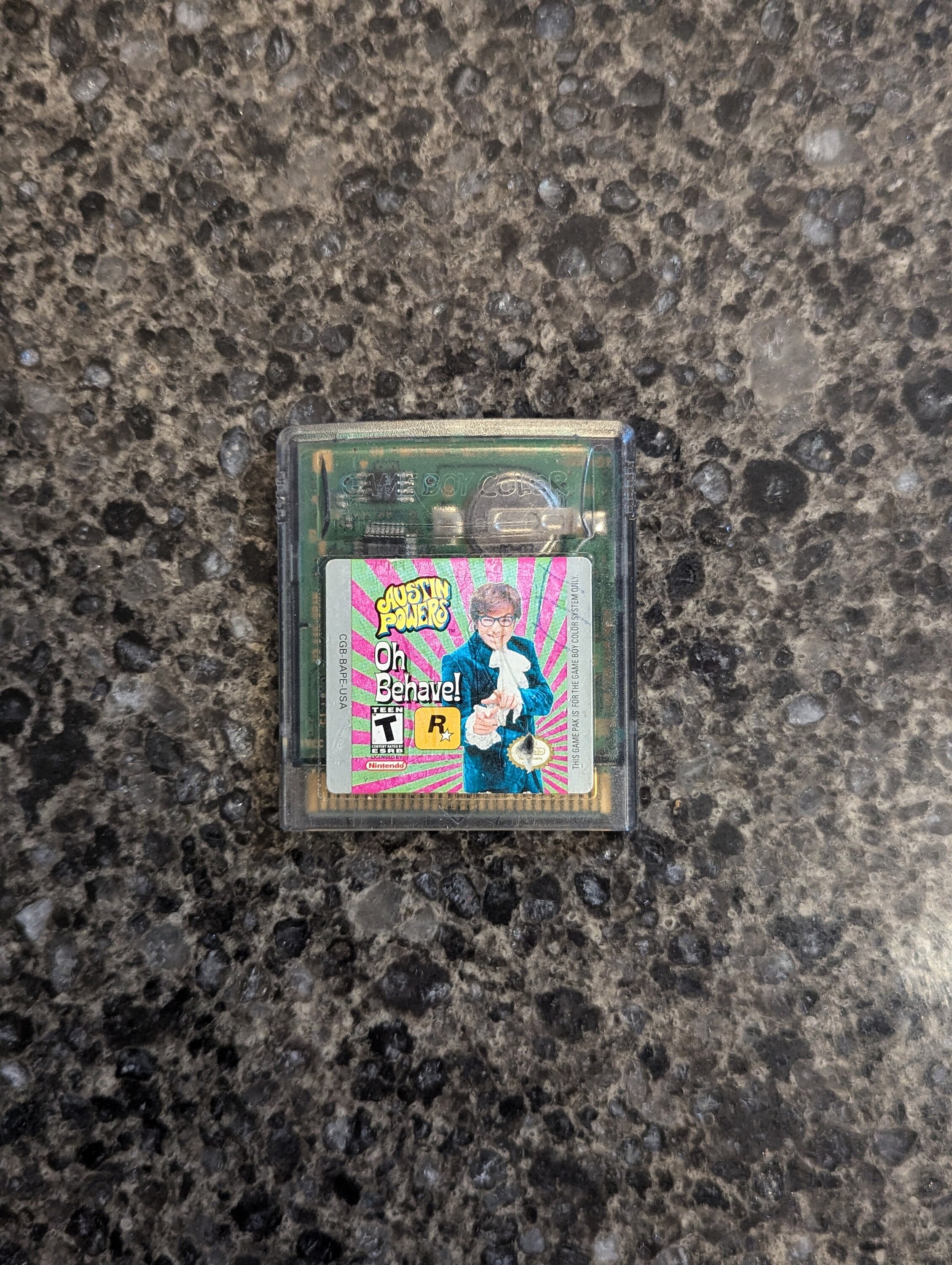 Authentic Austin Powers Oh Behave! Nintendo Gameboy Color GBC Game  Cartridge Only