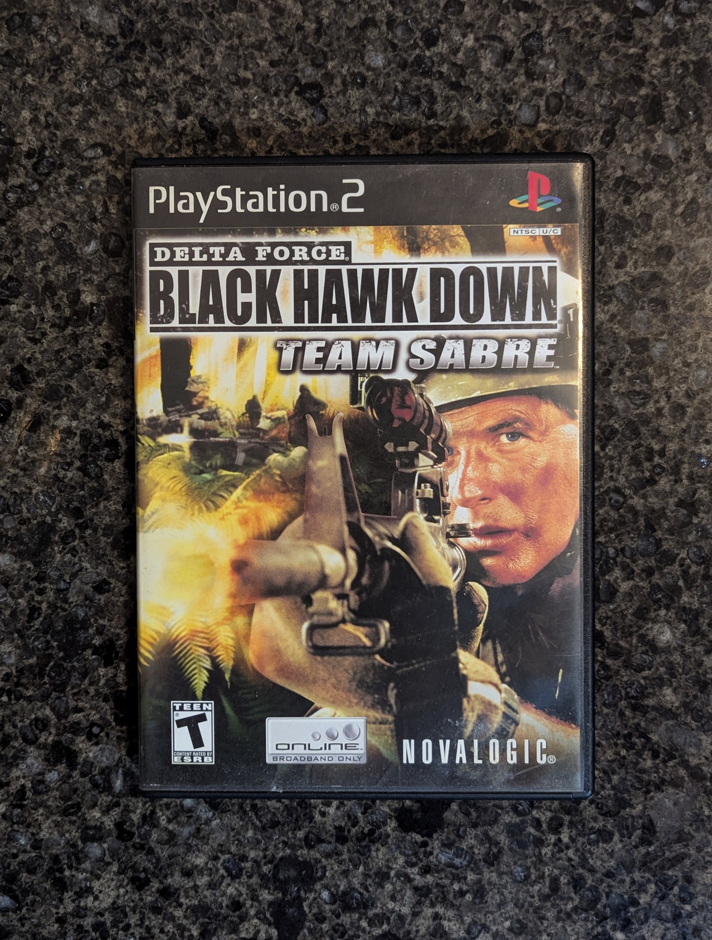 Authentic - Delta Force Black Hawk Down: Team Sabre - Sony Playstation 2 - PS2 - Complete game with case and manual