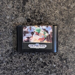 Authentic - Sports Talk Baseball - Official MLBPA - Sega Genesis - Game Cartridge Only