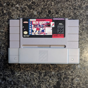 Authentic - NHLPA Hockey 93 - SNES - Super Nintendo Entertainment System - Game Cartridge Only