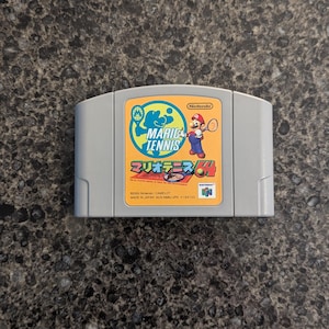 正規品 - マリオテニス 64 - ニンテンドー 64 - N64 - 日本輸入 - ゲームカートリッジのみ - 日本語がわからなくても簡単にプレイできます