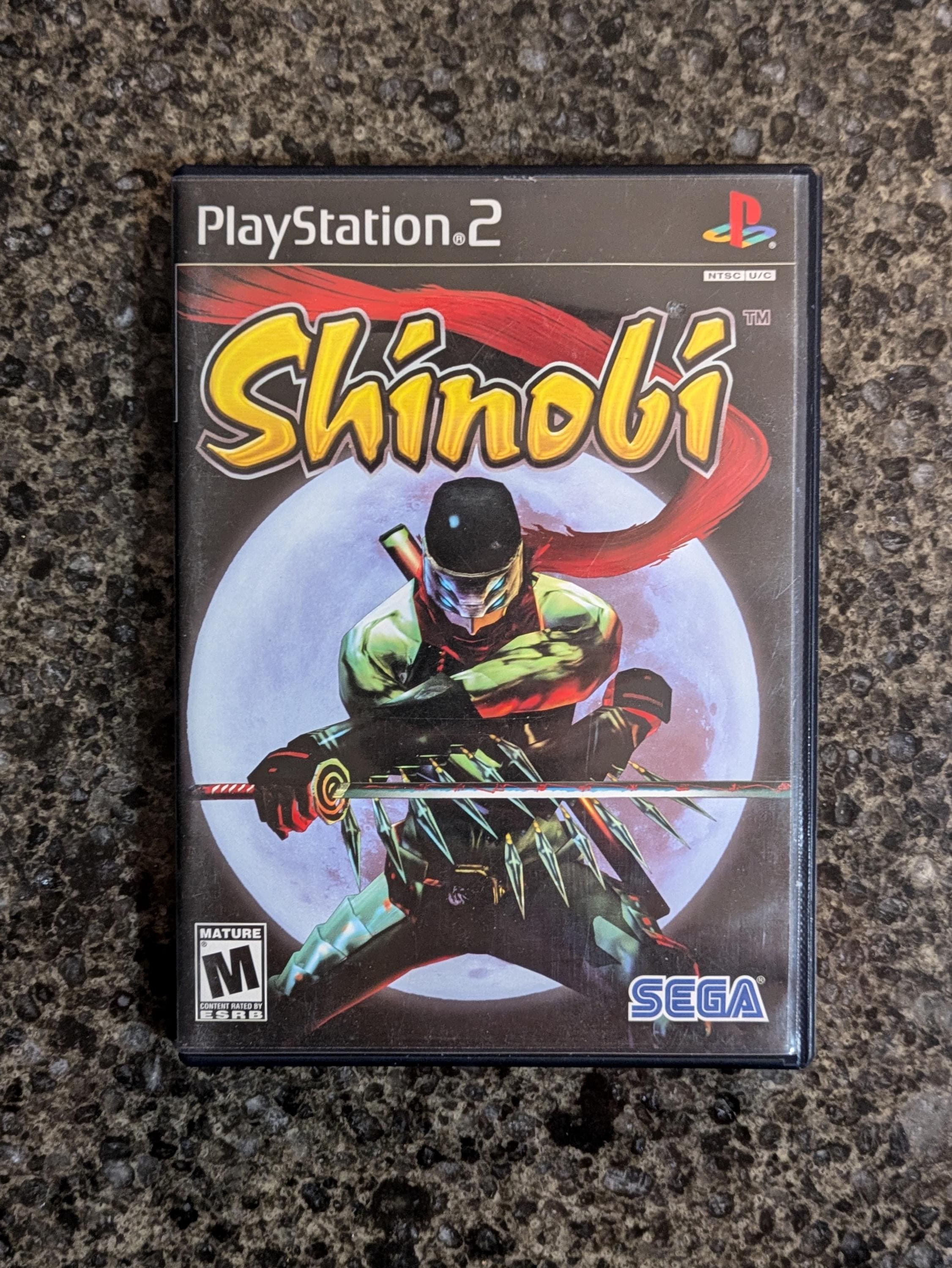 Authentic - Shinobi - SEGA - Sony Playstation 2 - PS2 - Complete