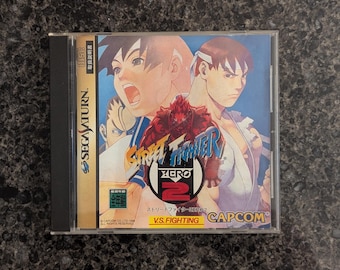 Jeu Street Fighter Alpha Anthology PS2 – Version NTSC-J Japon, Complet, Bon état