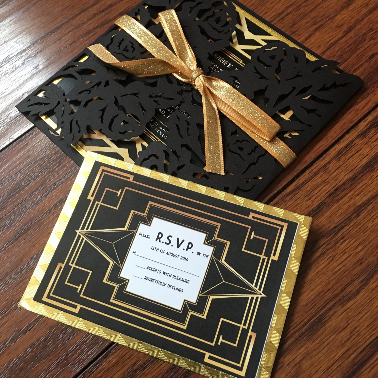 the great gatsby invitation