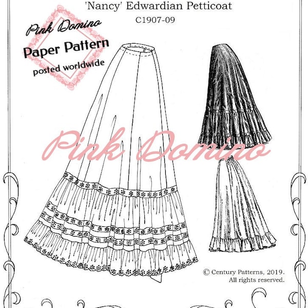 Petticoat Pattern - Etsy UK