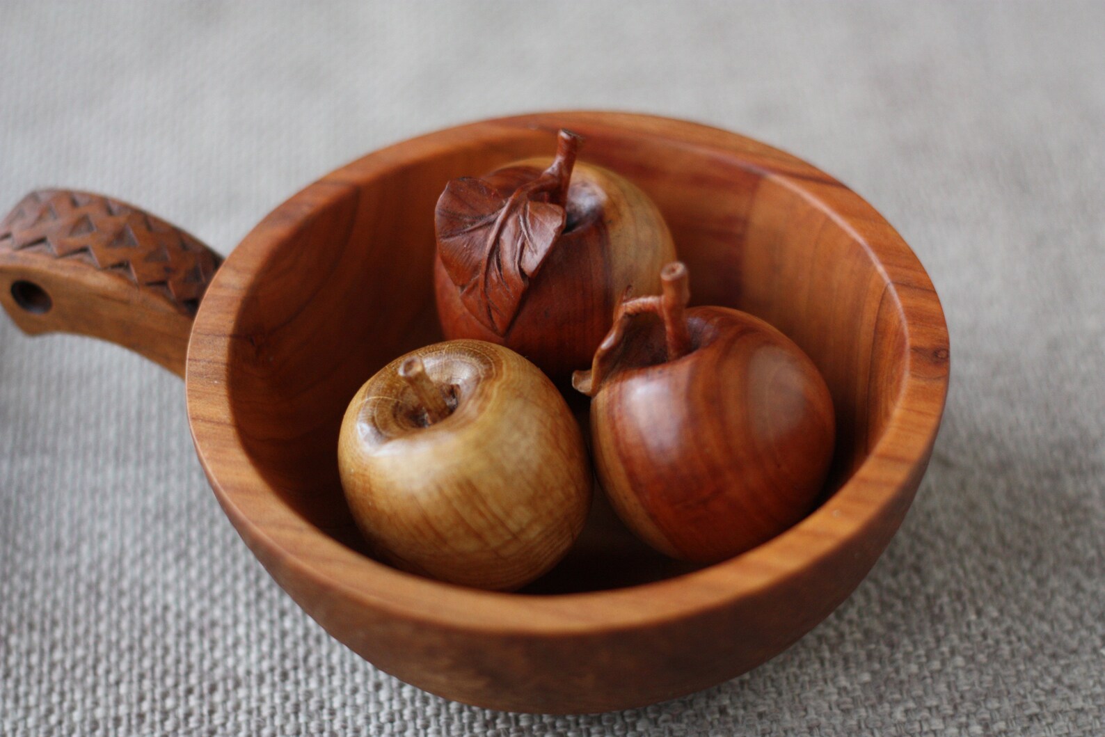 Wooden apple handcrafted Etsy
