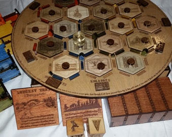 Old West Settlers of Catan Board Game COMPLETE