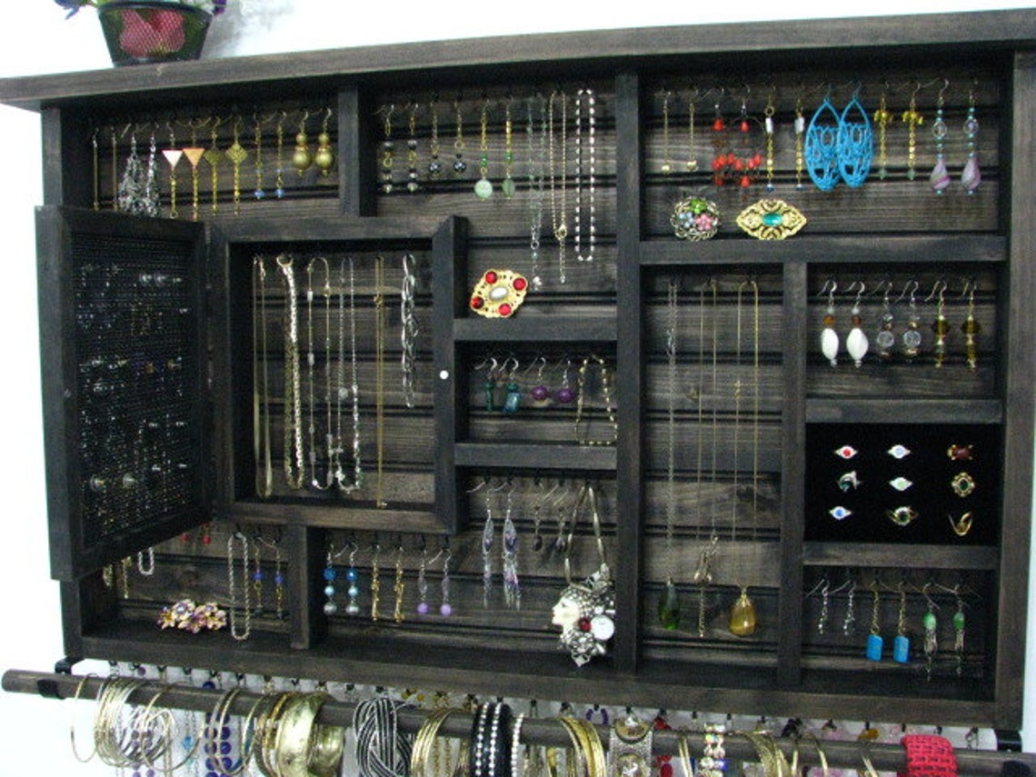 Large Dorm Room Jewelry Holder Etsy