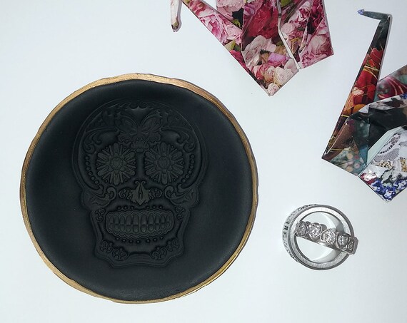 Day of the Dead / Sugar Skull Ring Dish
